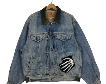 PICK!!! Vintage 80s Edwin Denim Jacket, Union Made, Size L