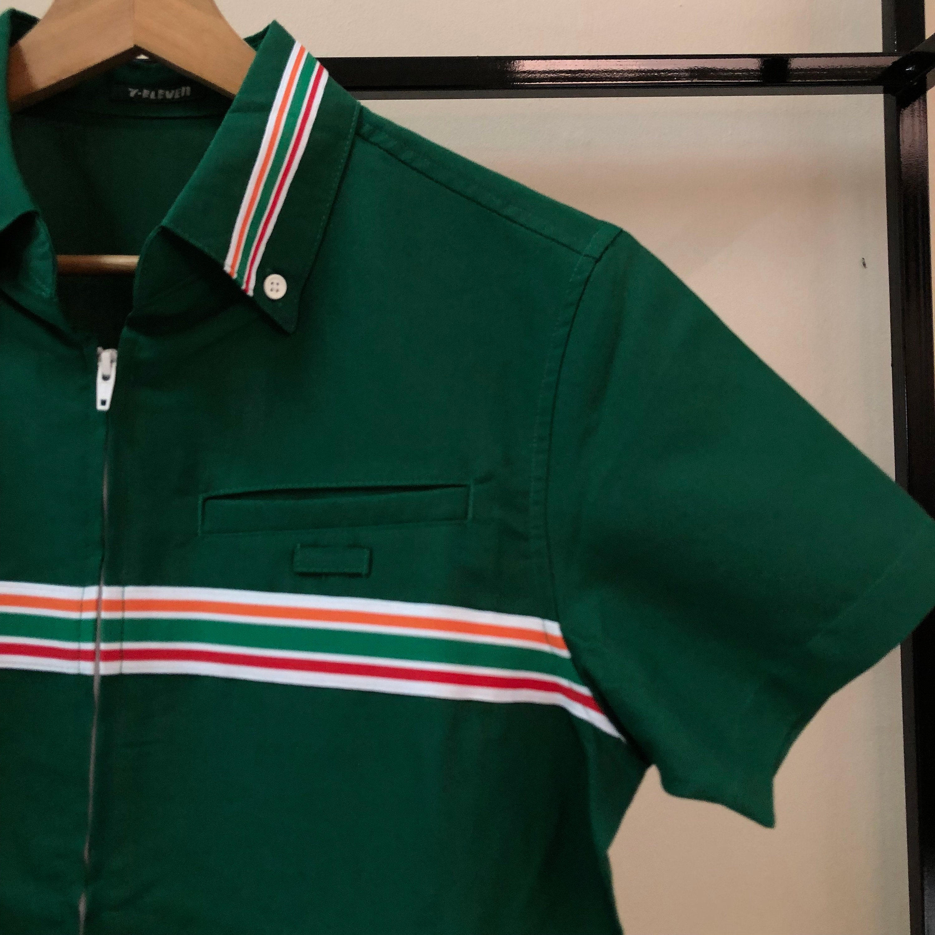 Vintage 7-eleven Worker Jacket Big Logo Rare Design - Etsy