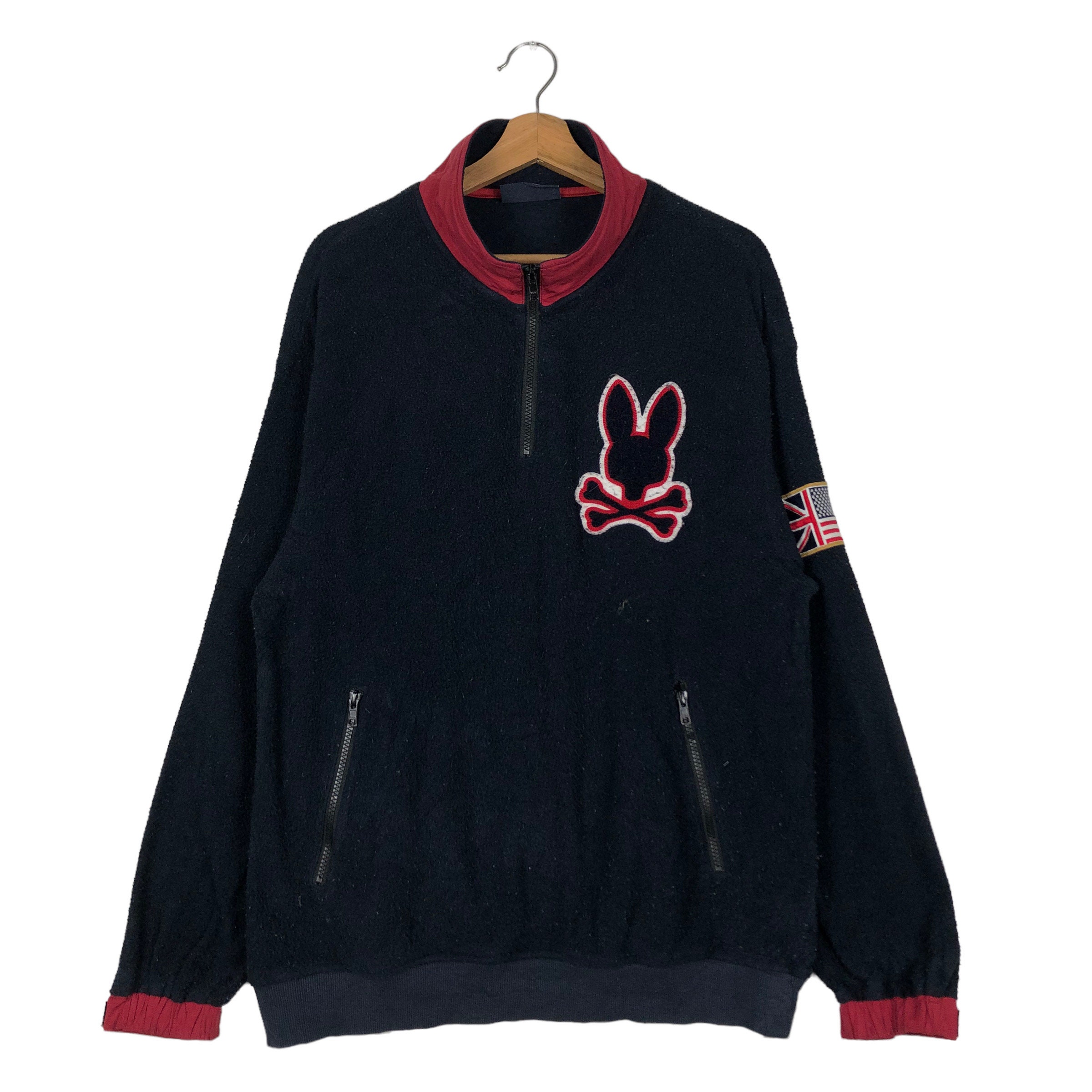 2005 Zipper Jacket Psycho Bunny by Robert Godley Big Logo - Etsy