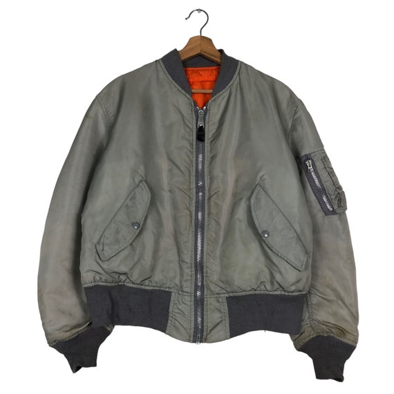 ジャケット・アウター MA-1 90s jacket archive unknown alpha PICK!!! Vintage Reversible Ma-1 Bomber Jacket Alpha