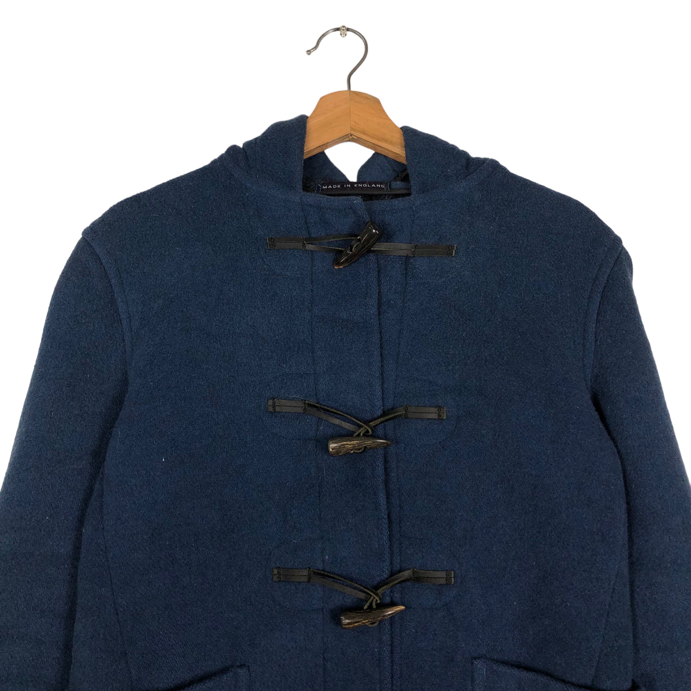 Vintage Wool Duffle Jacket Herringbone Gloverall England - Etsy