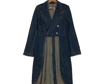 Vintage Jean Paul Gaultier Long Denim Jacket
