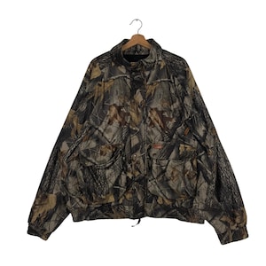 PICK!!! Vintage Camouflage Bomber Jacket Woolrich Hunting Wear