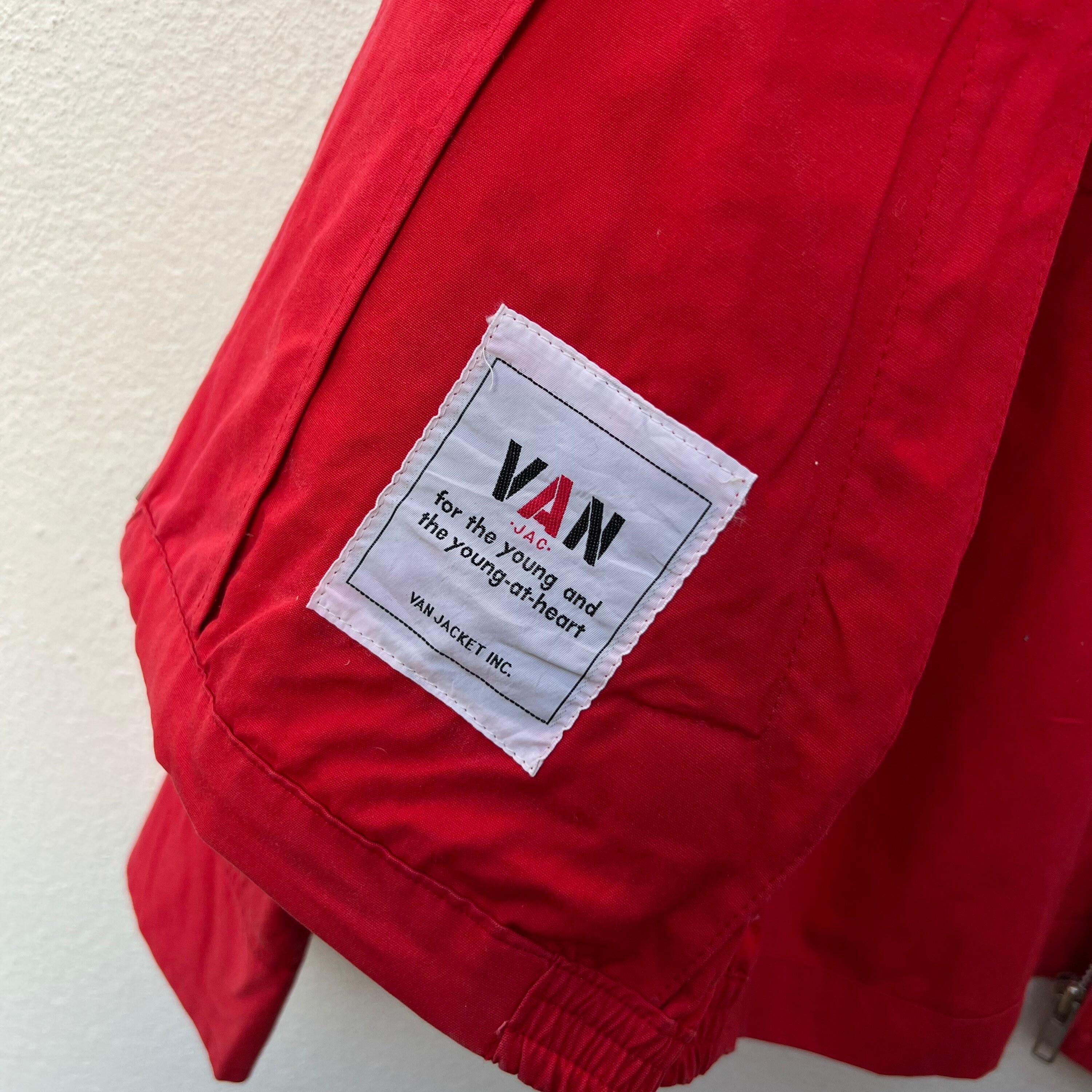 Vintage Van Jac Japan Big Logo Bomber Jacket - Etsy