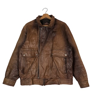 ジャケット・アウター Vintage Wind Armor Lamb Leather Jacket Wind armor leather jacket - Gem