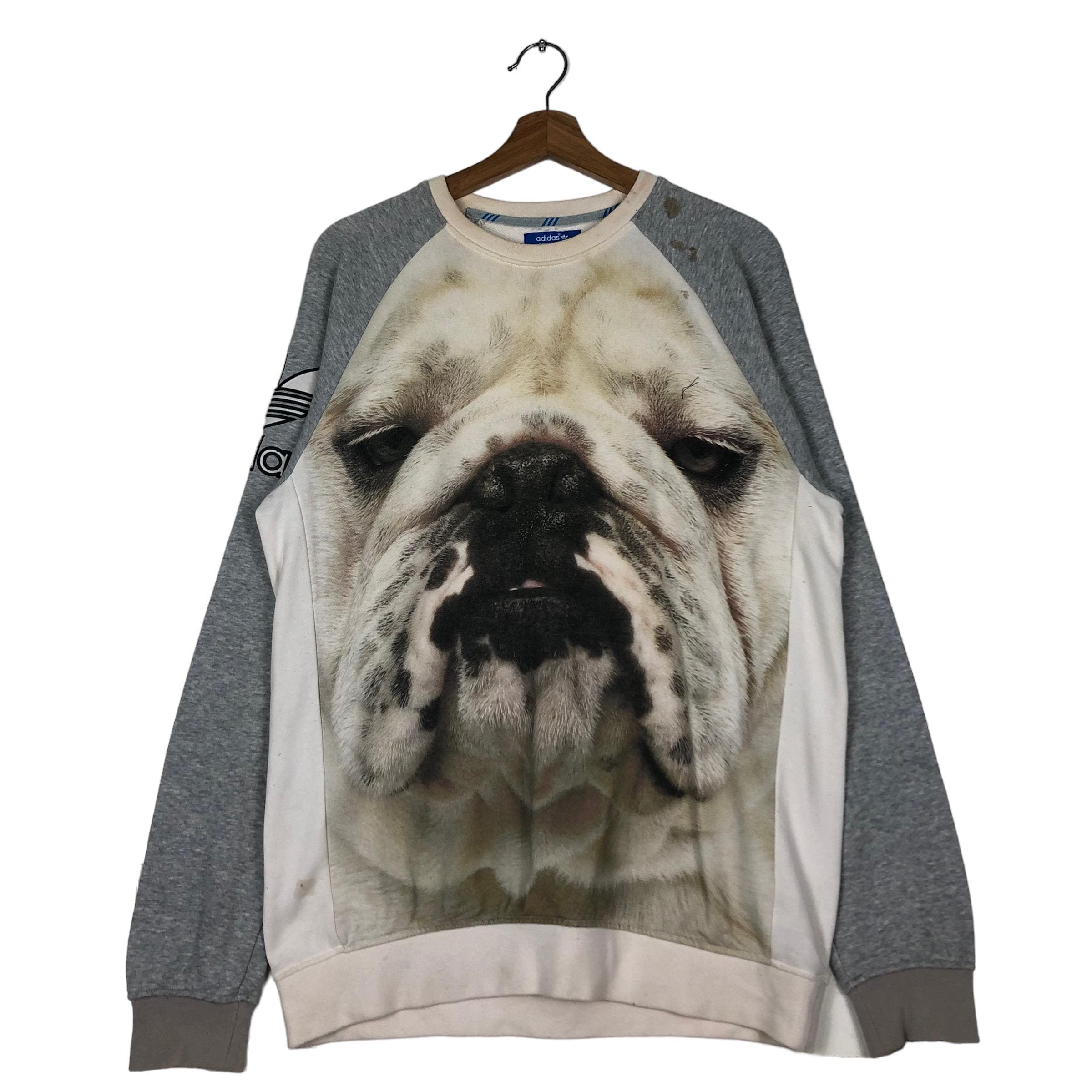 Vintage Sweatshirt Adidas Bull Dog Big Logo - Etsy