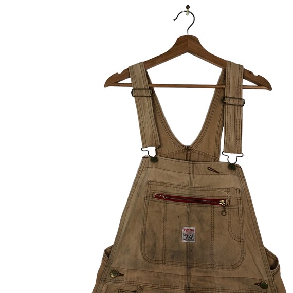 PICK!!! Distressed Chore Work Overall Pointer USA… - image 5