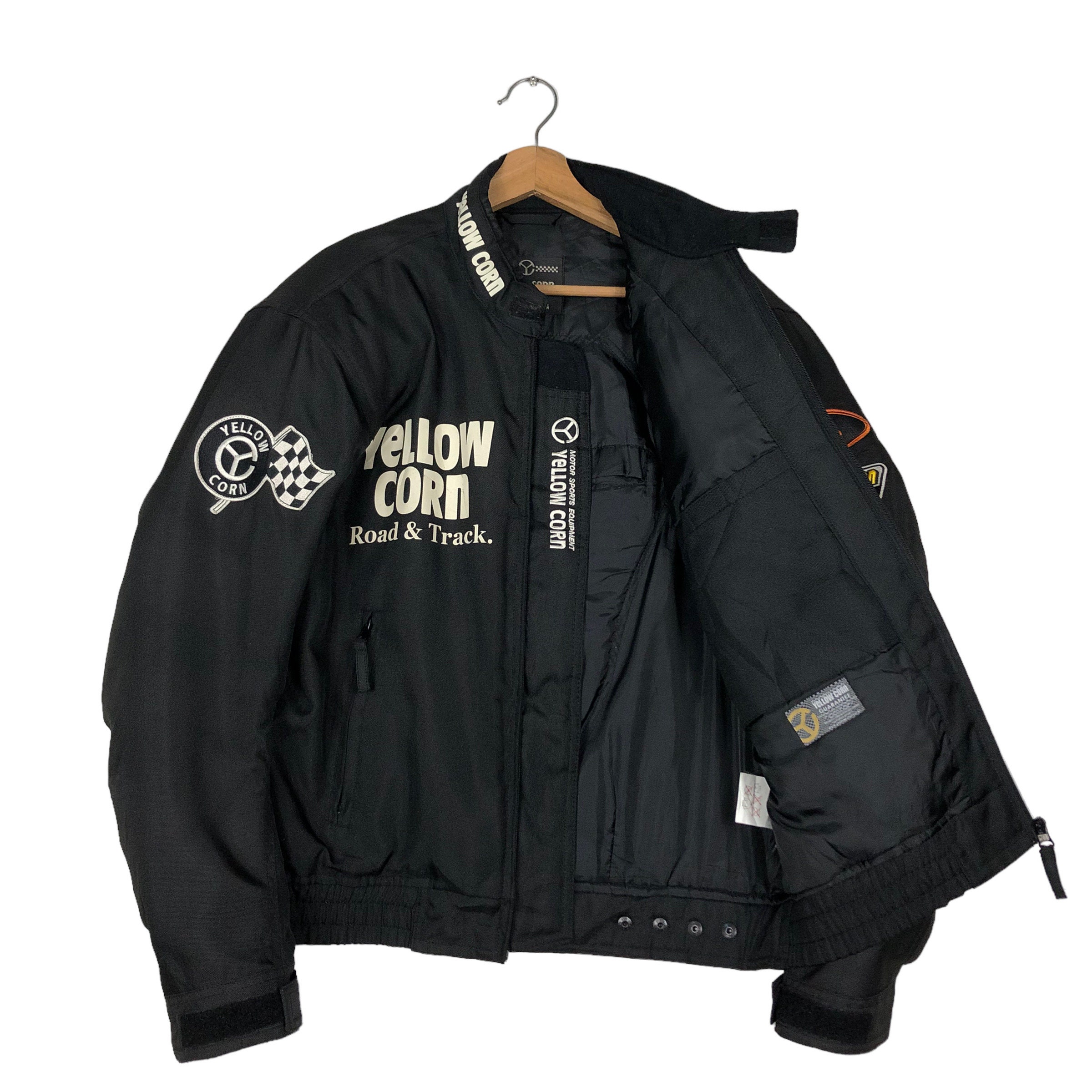 Vintage Yellow Corn Motor Sports Equipment Tokyo Yokohama Racing