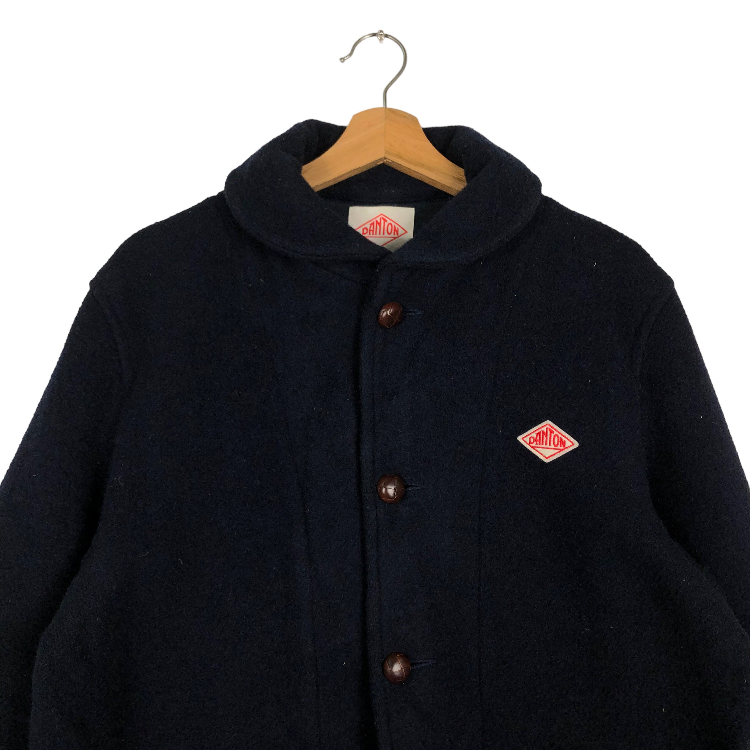 Vintage Wool Jacket Danton Vetements De Travail Button Rare Hard