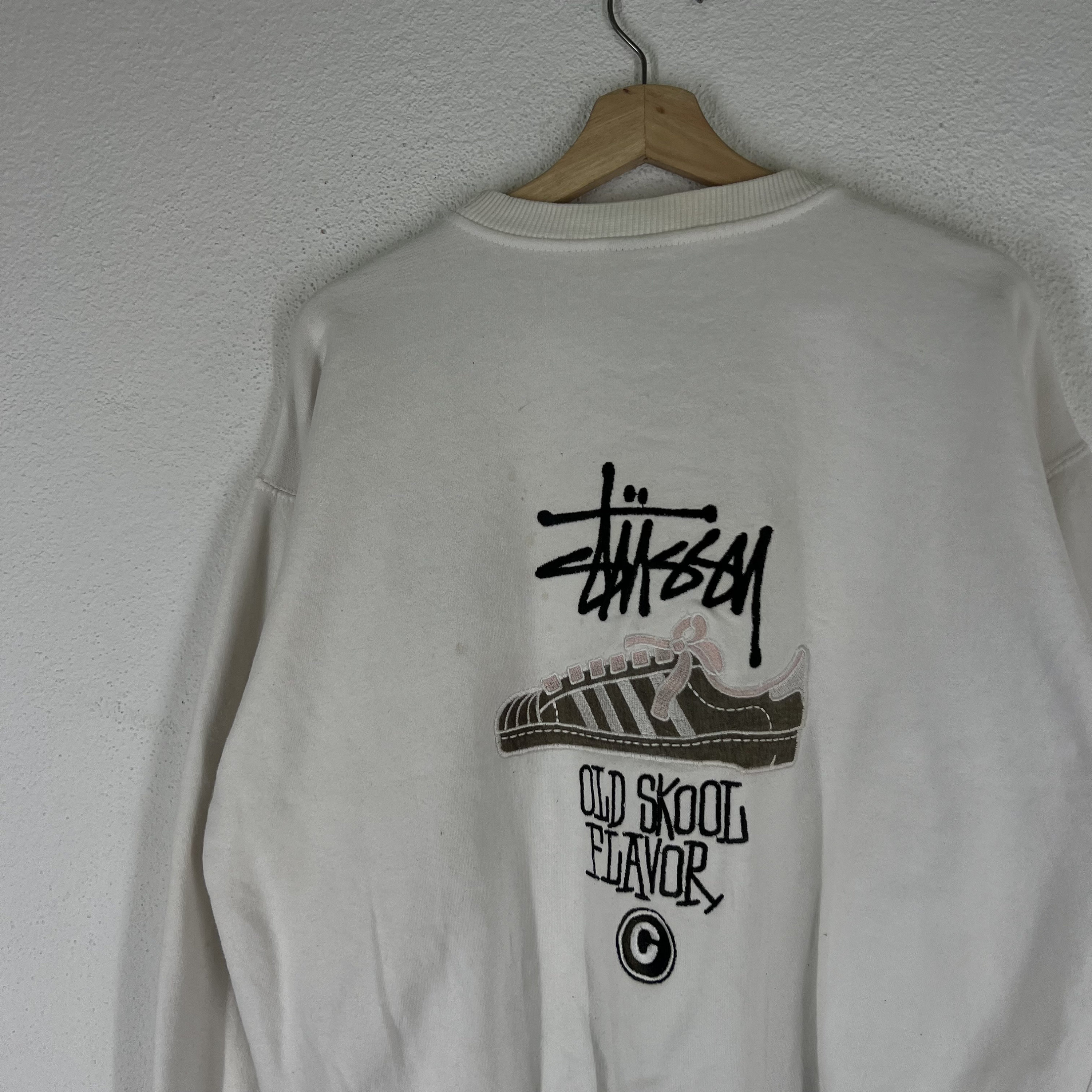 90s PIKO ピコ old skete old stussy supreme PICK!!! Vintage Sweatshirt Stussy Old Skool Flavor Big Logo