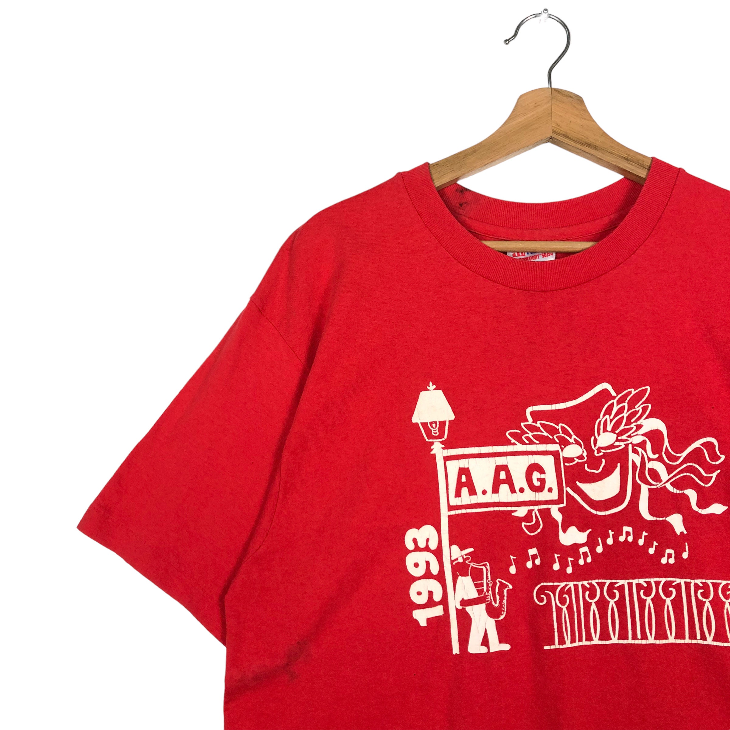 1993 Vintage Hanes T-shirt Short Sleeve Big Logo USA Made - Etsy