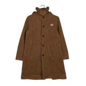 DANTON wool coat jacket 胡桃ボタン size 42 Danton Wool Coat - Etsy
