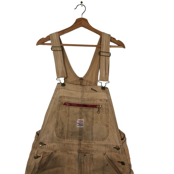 PICK!!! Distressed Chore Work Overall Pointer USA… - image 2