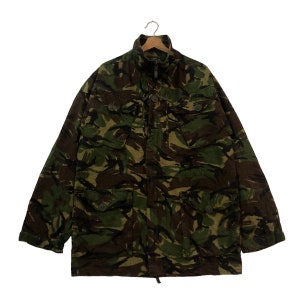 Vintage Cargo Multi Pocket Survival Jacket Camo Military Us Army DPM. Field Nato Style