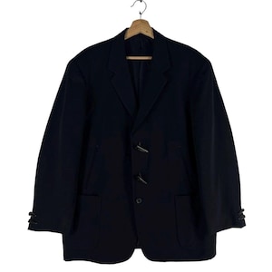 Vintage 90s Yohji Yamamoto Pour Homme Wool Gabardine Jacket (M) - Etsy