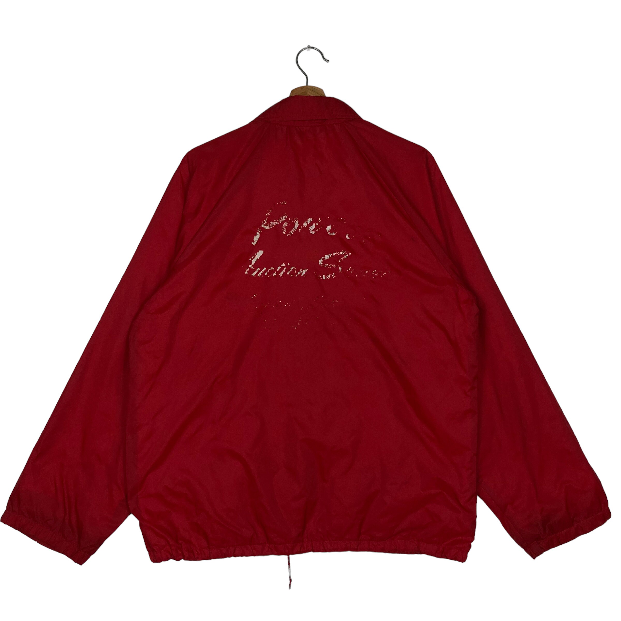 ジャケット・アウター 80s Vintage Coach Jacket Made in USA 80's Vintage Made in USA Coach Jacket Croug Big Logo - Etsy