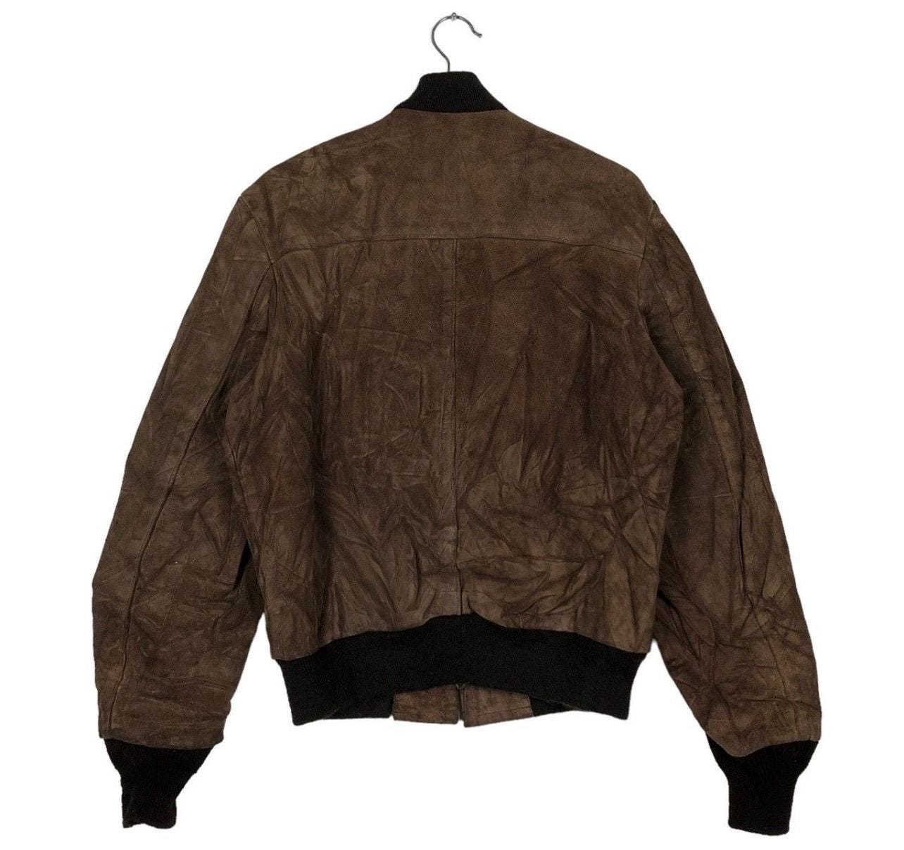 Vintage Schott NYC Suede Leather Bomber Jacket, USA Made (size 38