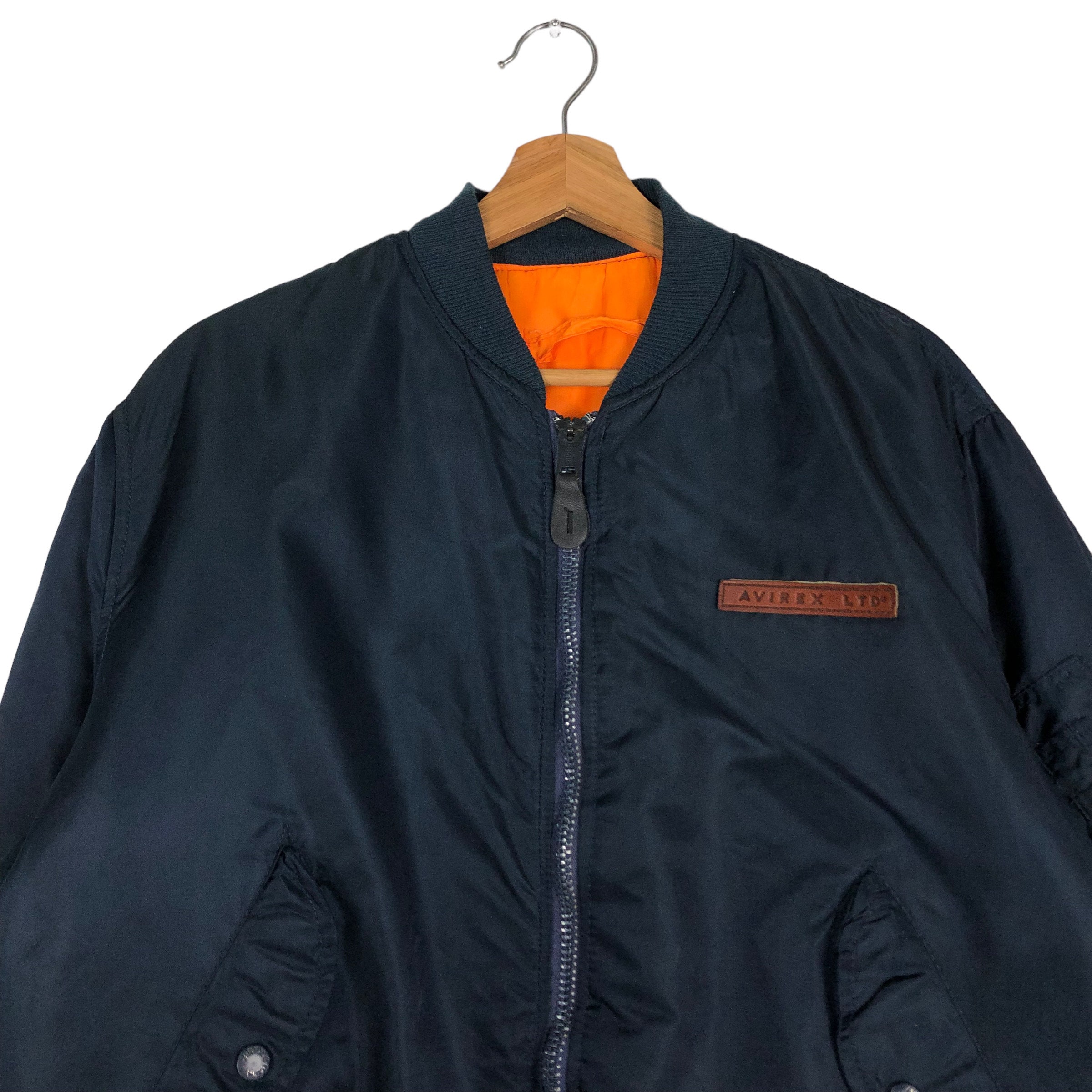 PICK!!! Vintage Ma-1 Reversible Bomber Jacket Avirex LTD USA