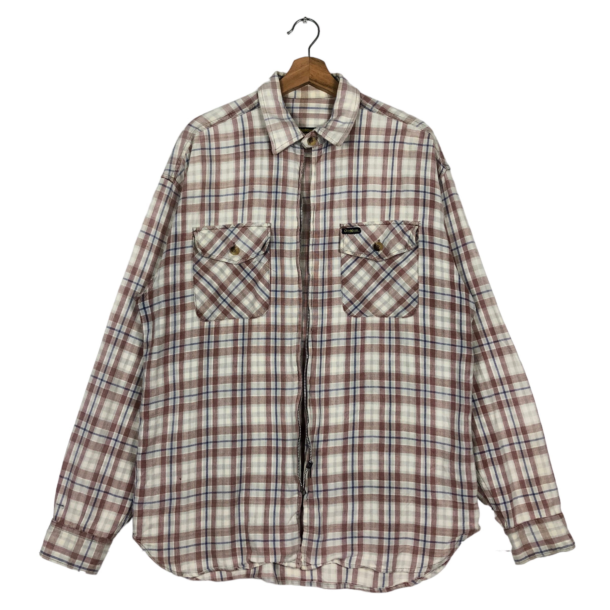ジャケット・アウター 90s Oshkosh ombre check wool chore coat Vintage Oshkosh B'gosh Denim Chore Workers Jacket - Etsy UK