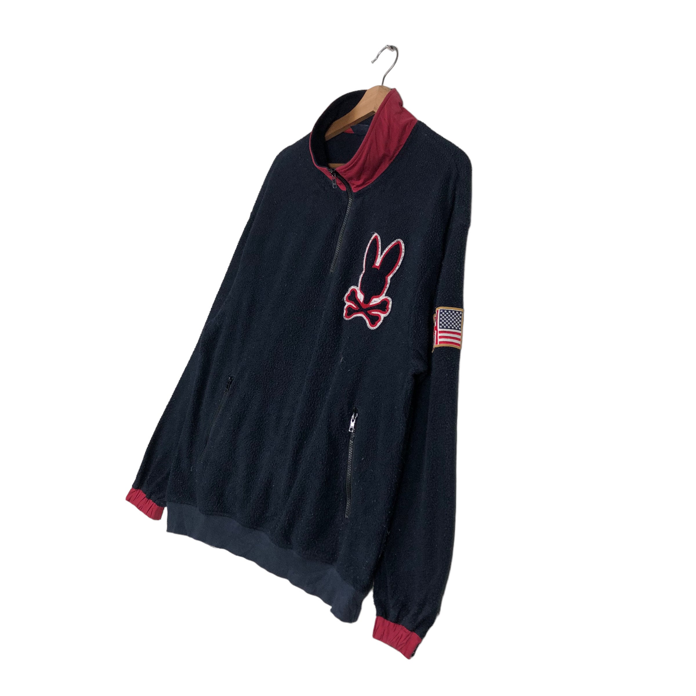 2005 Zipper Jacket Psycho Bunny by Robert Godley Big Logo - Etsy 2005 Zipper Jacket Psycho Bunny by Robert Godley Big Logo - Etsy