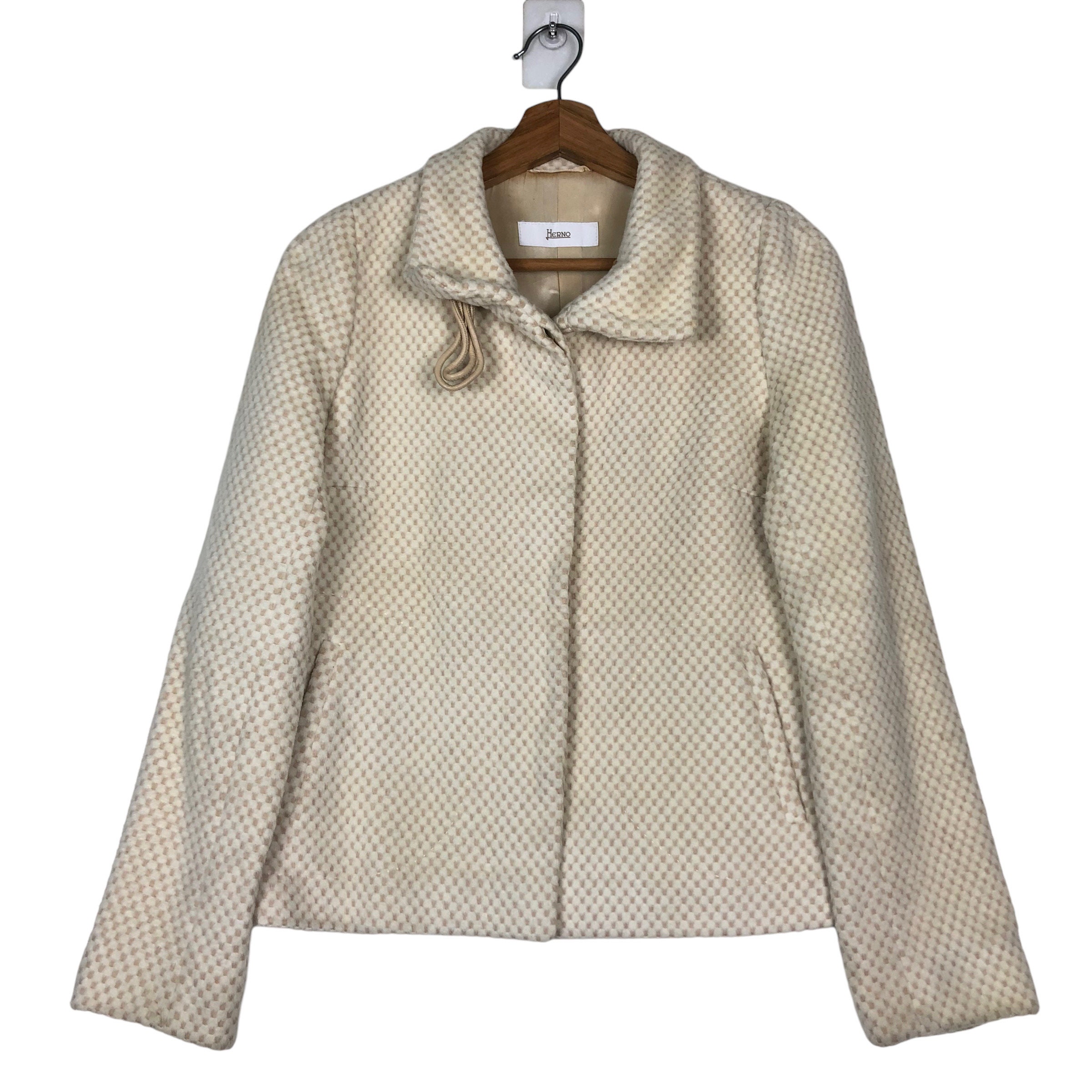 Herno, Vintage Cropped Coats Jacket Herno Italy
