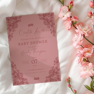 Invito Baby Shower Cielito Lindo, Invito Baby Shower, Invito digitale Boho, Invito Baby Shower audace, Papel Picado, Invito Talavera