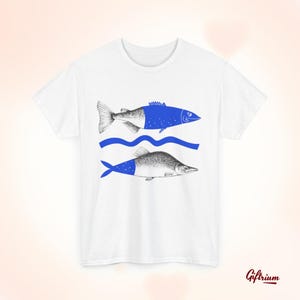 Vintage Fisherman Aesthetic T-Shirt Unique Fish Design Nautical Fishing Tee Ocean Lover Gift for Anglers Fisherman Retro Maritime Shirt