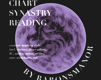 SYNASTRY CHART READING | esoteric reading style, inc. vertexes, descendant, nodes, rare patterns (relationship astrological chart reading)
