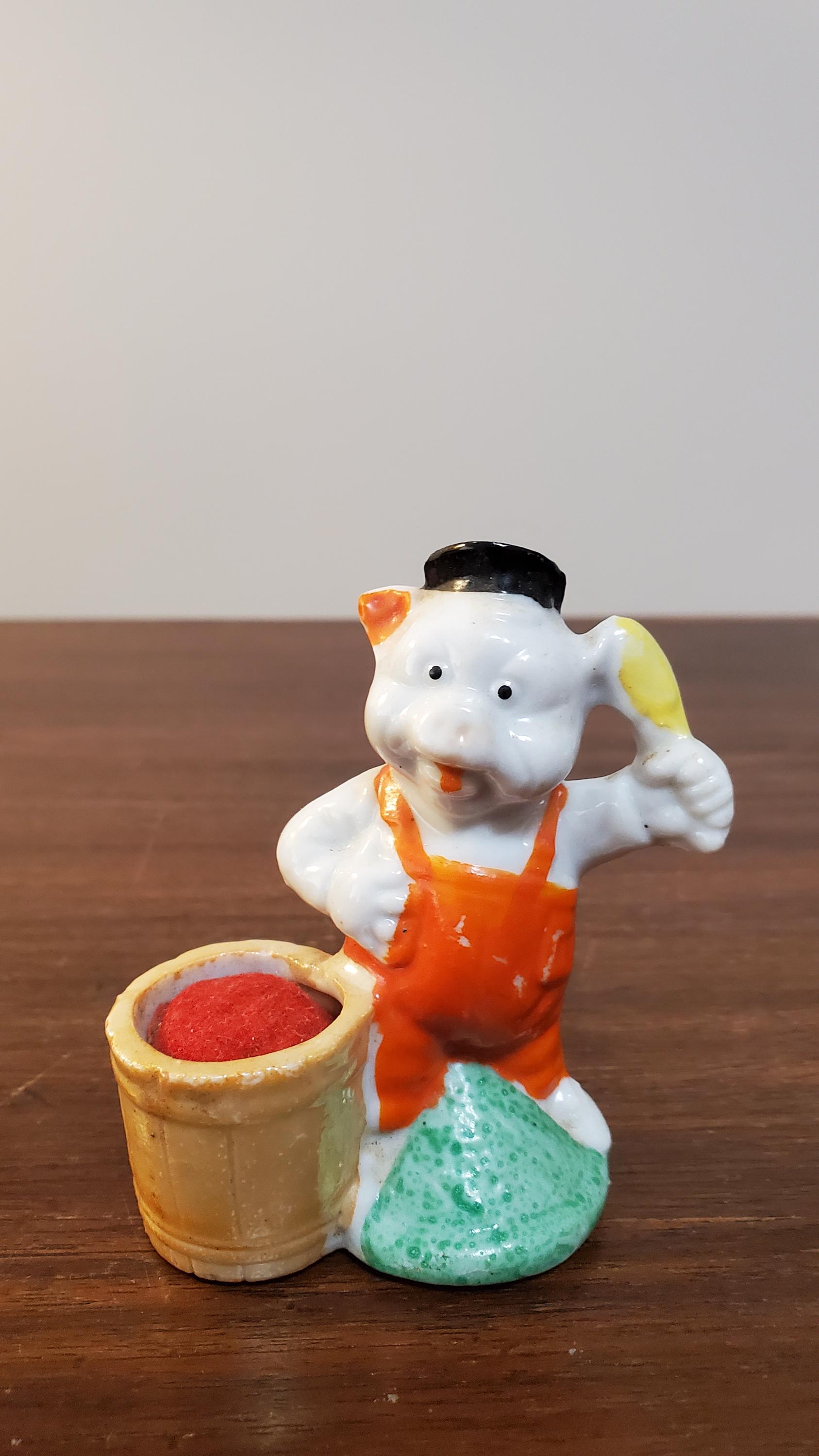 古生地 豚の置物 アンティーク ビンテージ vintage pig 刺し子 古生地 豚の置物 アンティーク ビンテージ vintage pig 刺し子