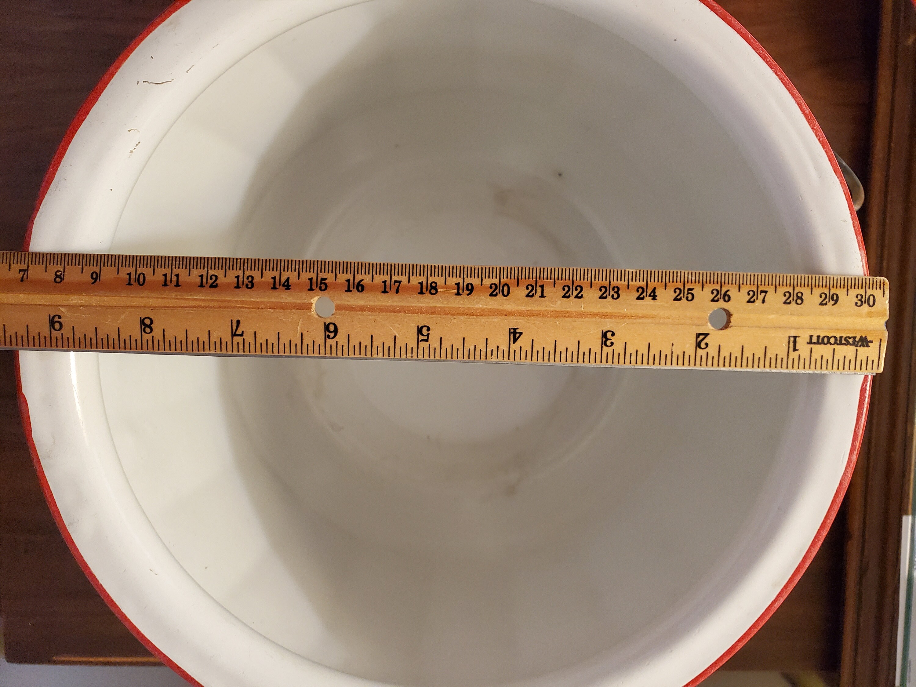 Vintage Enamelware / Diaper Pail With Lid Etsy