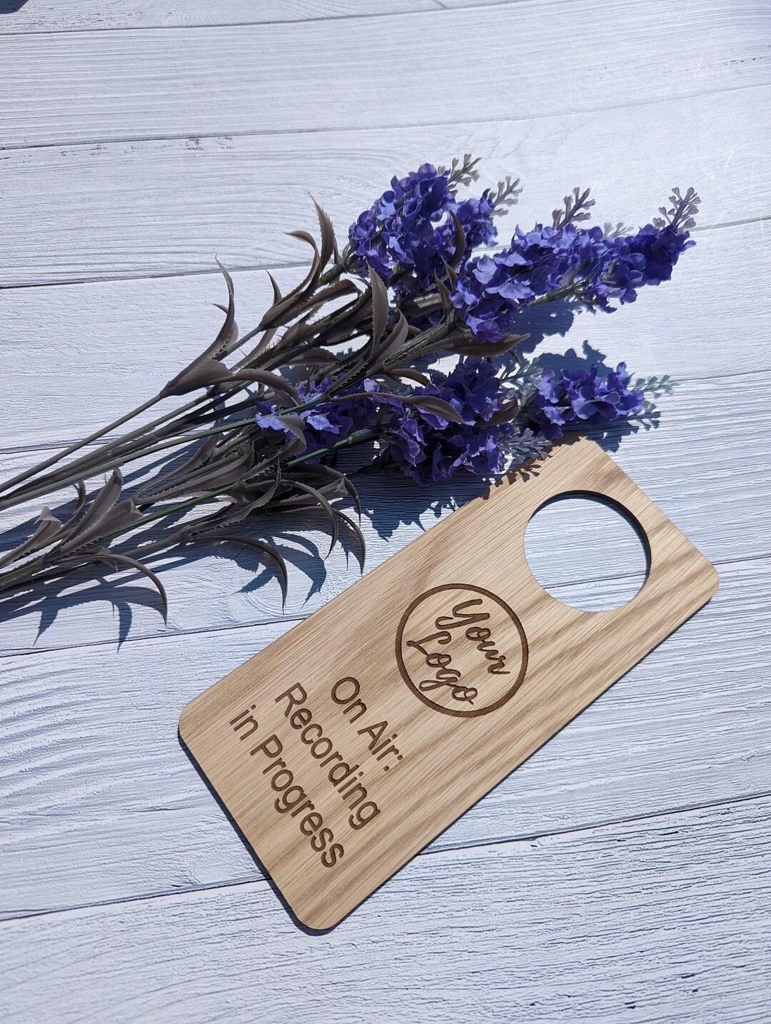 On Air: Recording in Progress, Do Not Disturb - Wooden Door Hanger ...