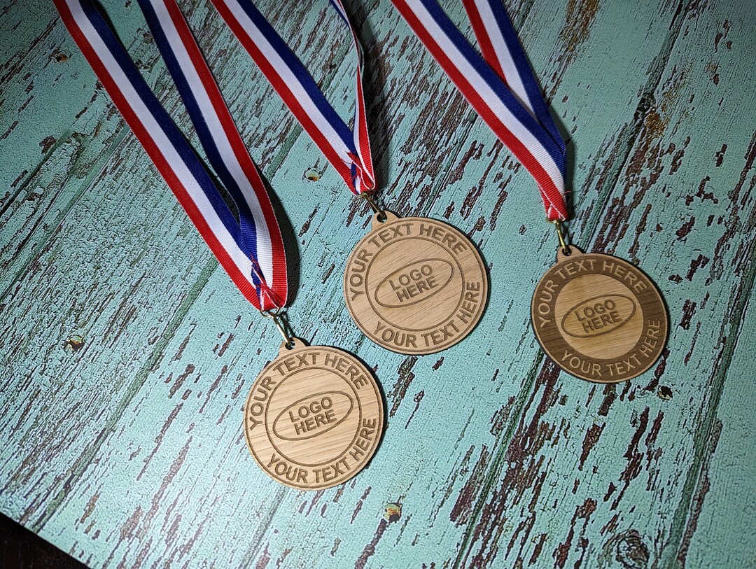 Personalised Wooden Medals for Sports and Achievements Bulk Wooden