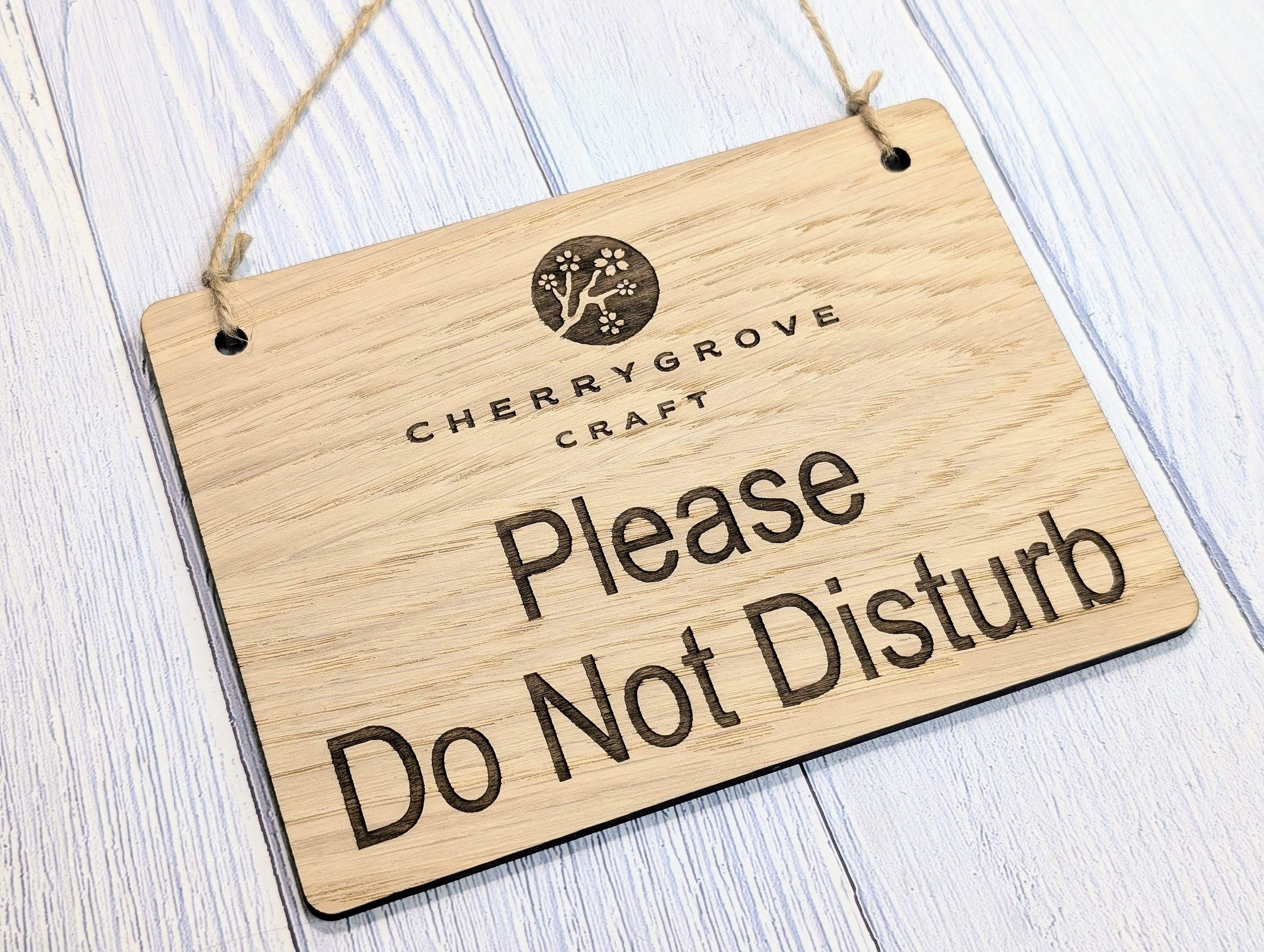 Please Do Not Disturb - Custom Wood Hanging Sign - 4 Sizes, Add Your ...