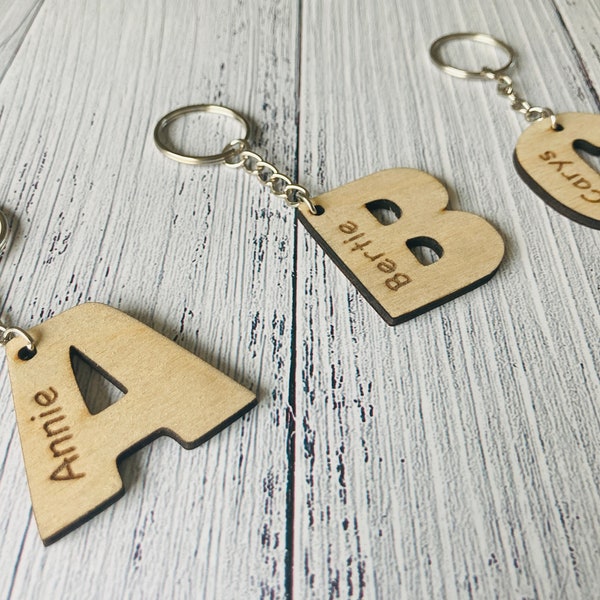 Personalised Keyrings | Alphabet Keyrings | Alphabet Gifts