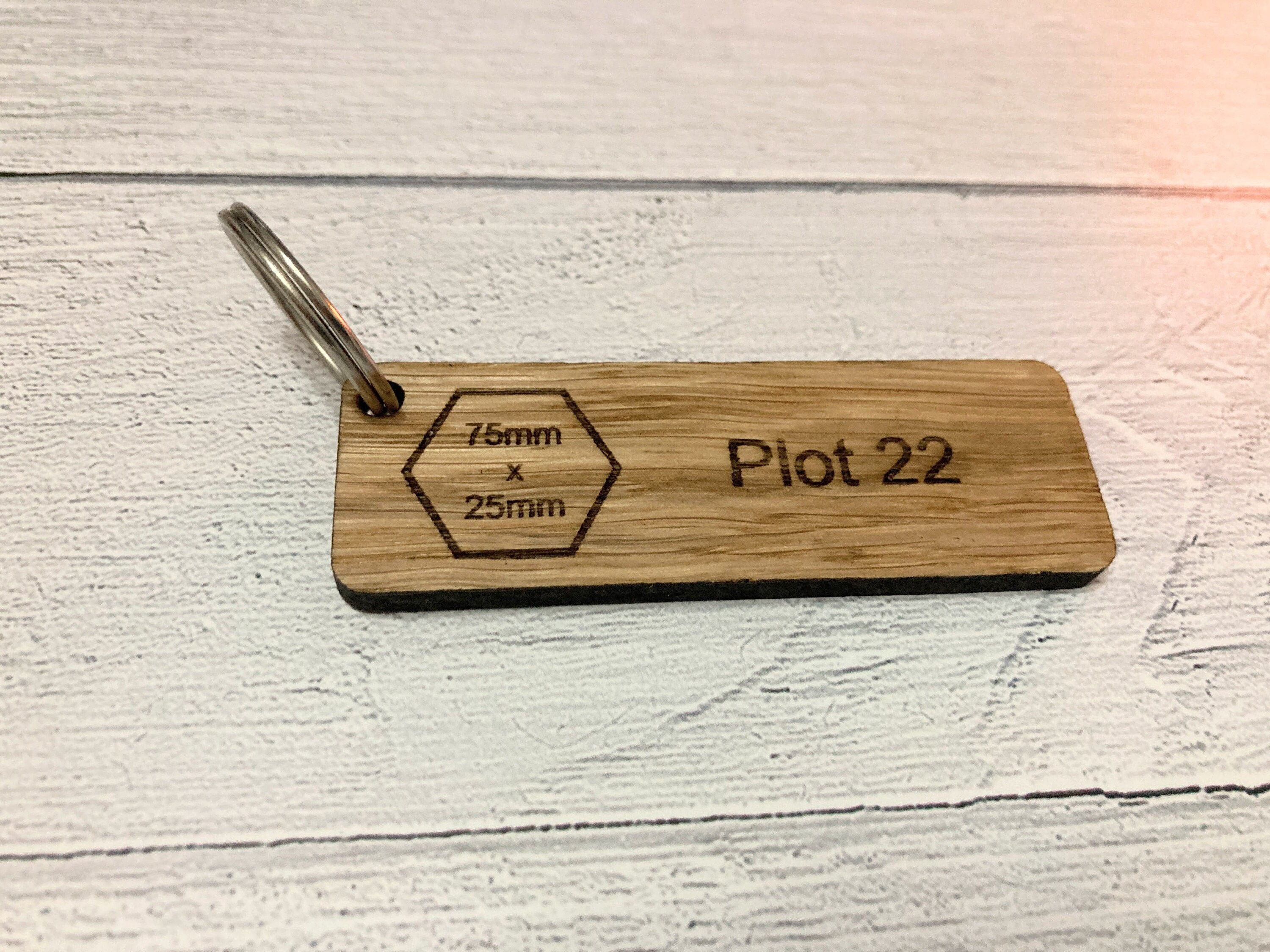 Personalised Wooden Keyrings Logo Key Fobs Choice of Size Etsy UK