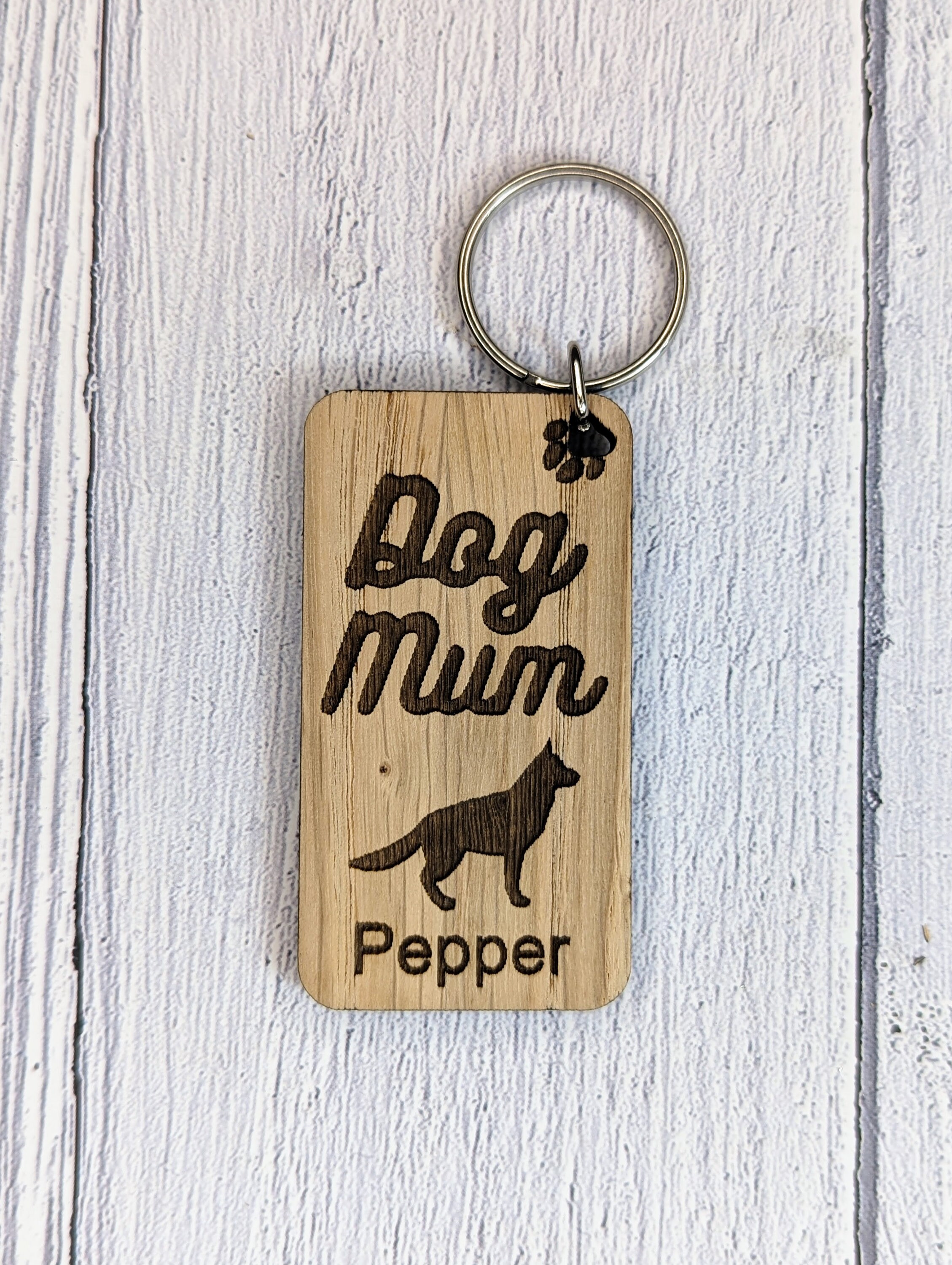 German Shepherd Lover Keychain German Shepherd Mother Gift German