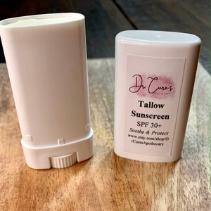 Mineral Tallow Sunscreen Stick with Non-Nano Zinc Oxide