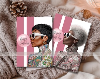 Birthday Card for Her | African American | Mature Women | Greeting Cards