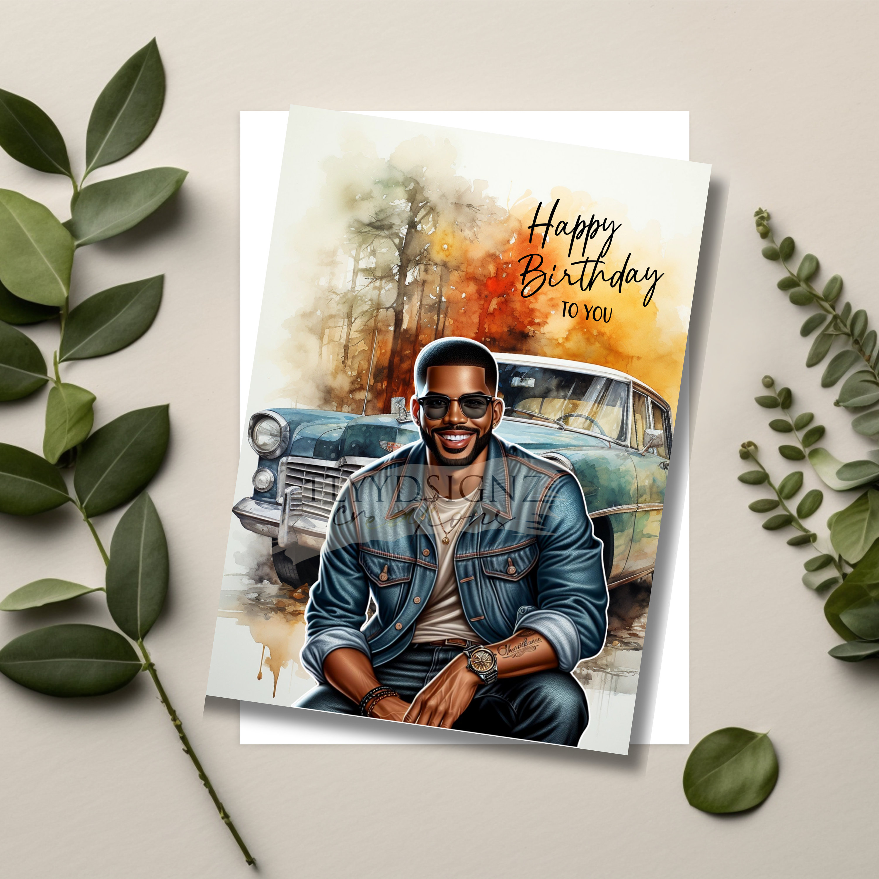 Black Men Birthday Cards Bundle Pack African American Greeting Cards - Etsy