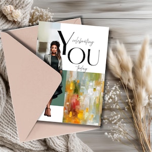 Mature Woman Birthday Card | Greeting Cards | African American | Milestone | Black Women image 2