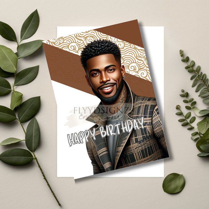 Black Men Birthday Cards Bundle Pack African American Greeting Cards - Etsy