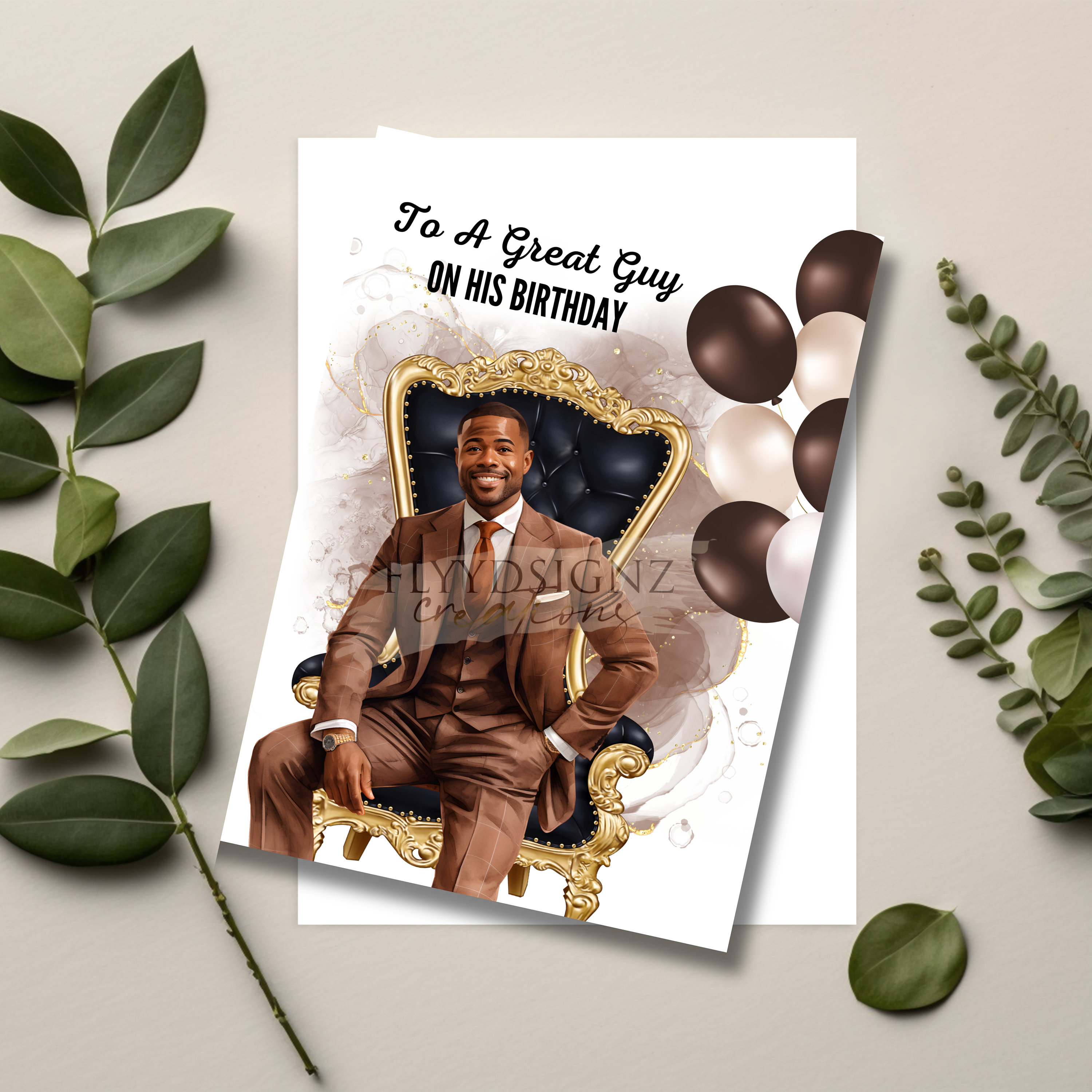 Black Men Birthday Cards Bundle Pack African American Greeting Cards - Etsy