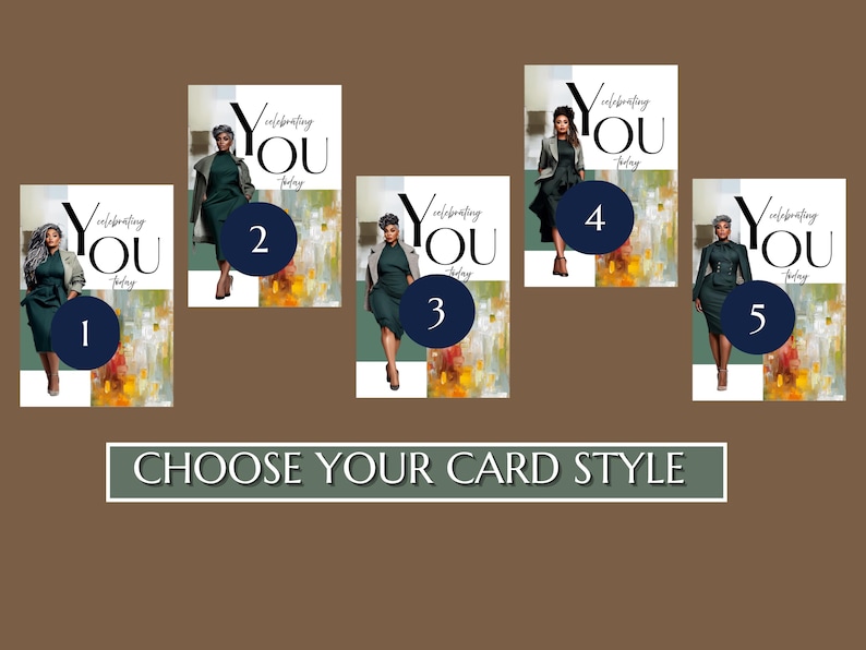 Mature Woman Birthday Card | Greeting Cards | African American | Milestone | Black Women image 6