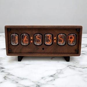 Nixie Clock Vintage Style