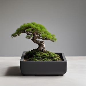 Minimalist Square Bonsai Pot