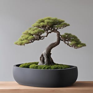 Minimalist Round Bonsai Planter