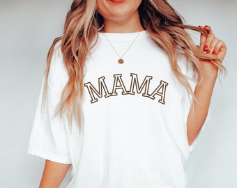 Mama Shirt, New Mom Shirt, New Mom Gift, New Mama Shirt, Mama Shirt, Comfort Colors T-Shirt, Gift For Mom, Xmas Gift For Mom, Mom T-Shirt