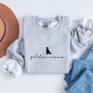 Golden Retriever, Golden Mama Shirt, Golden Retriever Sweatshirt, Dog Sweatshirt, Golden Mom, Dog Mom Gift for Dog Lover