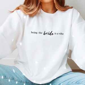 Bride Sweatshirt Bride Crewneck Sweatshirt, Future Mrs Gift for Engagement Mrs. Fiance GIft For Her