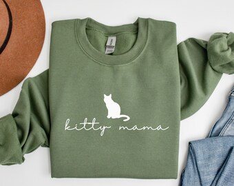 Cat Mom Shirt,  Gift For Cat Lover Gift for Pet Owner, Minimalist Cat Shirt, New Cat Mom Gift